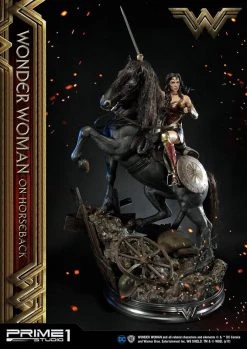 Wonder Woman Statue Wonder Woman On Horseback 138 Cm