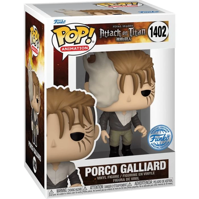 Funko POP! Animation: Attack On Titan Porco Galliard Exclusive Vinyl Figure 3 Funko POP! Animation: Attack On Titan Porco Galliard Exclusive Vinyl Figure