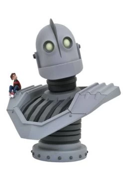 The Iron Giant And Hogarth Legends In 3D Bust 25 Cm Busts Iron Giant Diamond Select