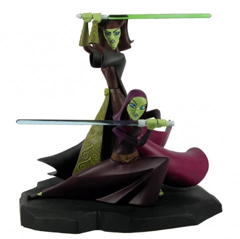 Barriss Offee And Luminara Unduli Maquette (Clone Wars) 3 Barriss Offee And Luminara Unduli Maquette (Clone Wars)