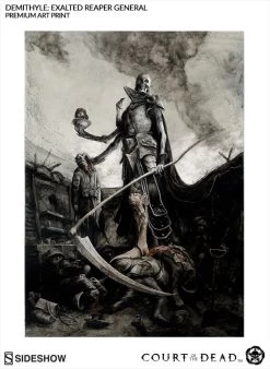 Demithyle Exalted Reaper General Art Print By Santiago Caruso