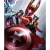 Avengers Trinity Art Print By Alex Pascenko -Optimal Model Geschäft 500377 press02