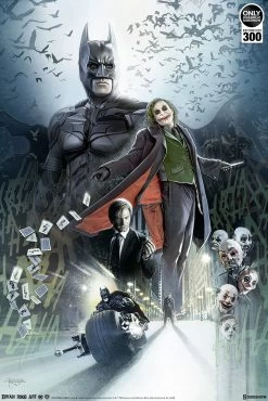 Batman The Dark Knight Art Print By Brian Rood
