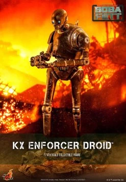 KX Enforcer Droid Sixth Scale Figure By Hot Toys Television Masterpiece Series – Star Wars The Book Of Boba Fett