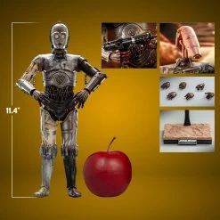 C3 PO Sixth Scale Figure By Hot Toys Movie Masterpiece Series Star Wars Episode II Attack Of The Clones -Optimal Model Geschäft 911039 1 1