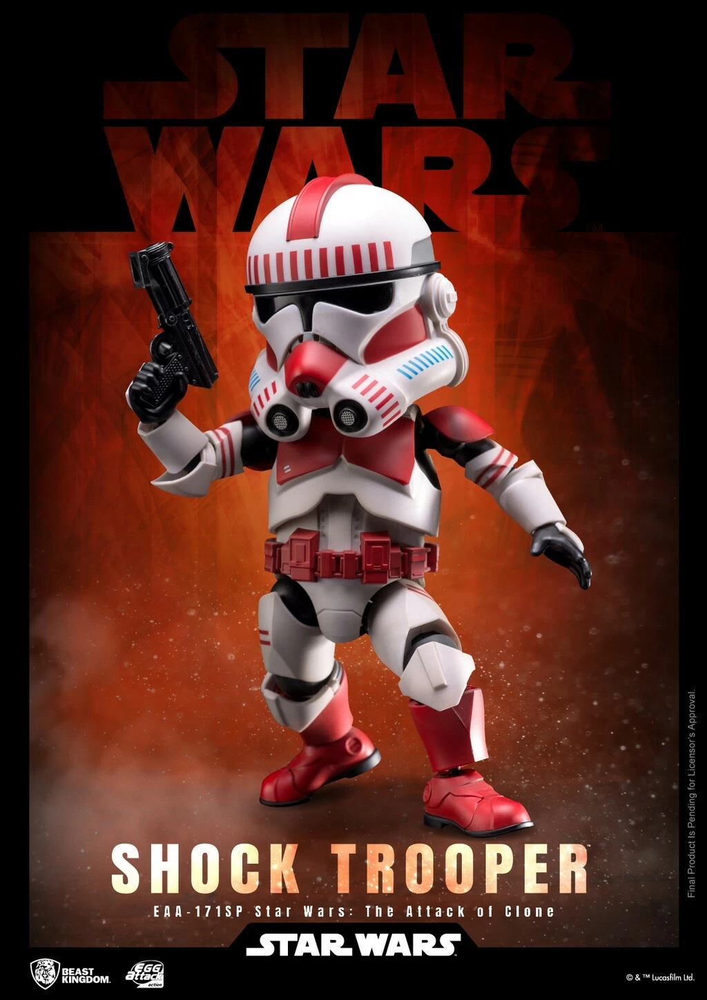Star Wars: Revenge Of The Sith – Shock Trooper 6 Inch Action Figure 3 Star Wars: Revenge Of The Sith – Shock Trooper 6 Inch Action Figure