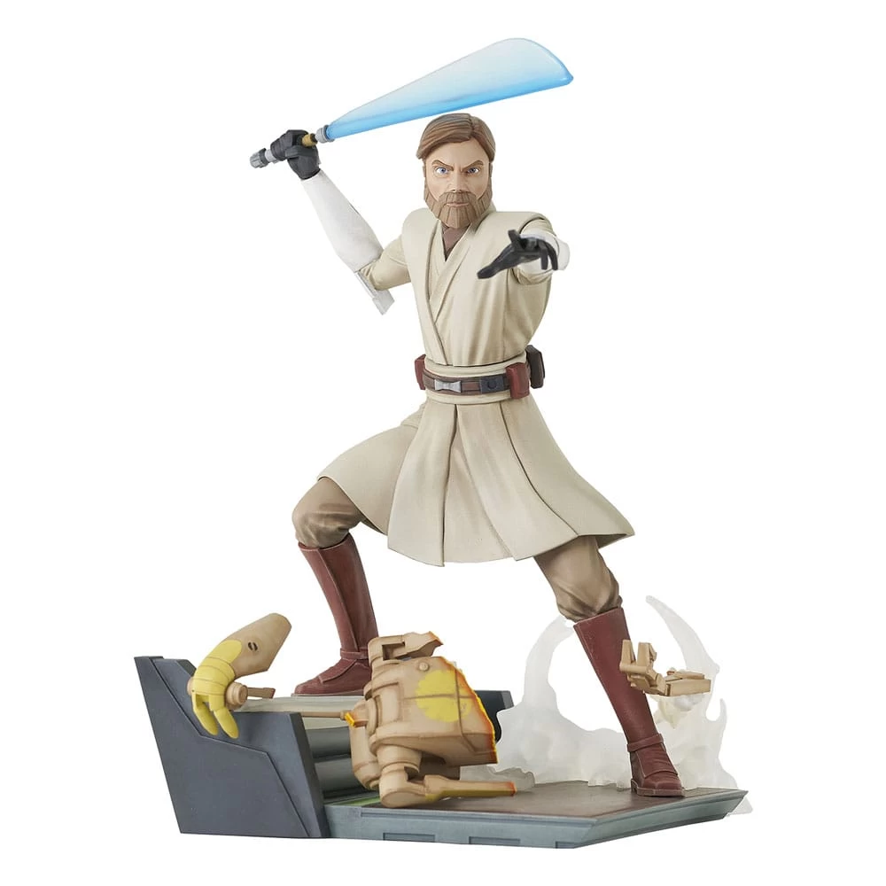 Star Wars: The Clone Wars Deluxe Gallery PVC Statue General Obi-Wan Kenobi 23 Cm 3 Star Wars: The Clone Wars Deluxe Gallery PVC Statue General Obi-Wan Kenobi 23 Cm
