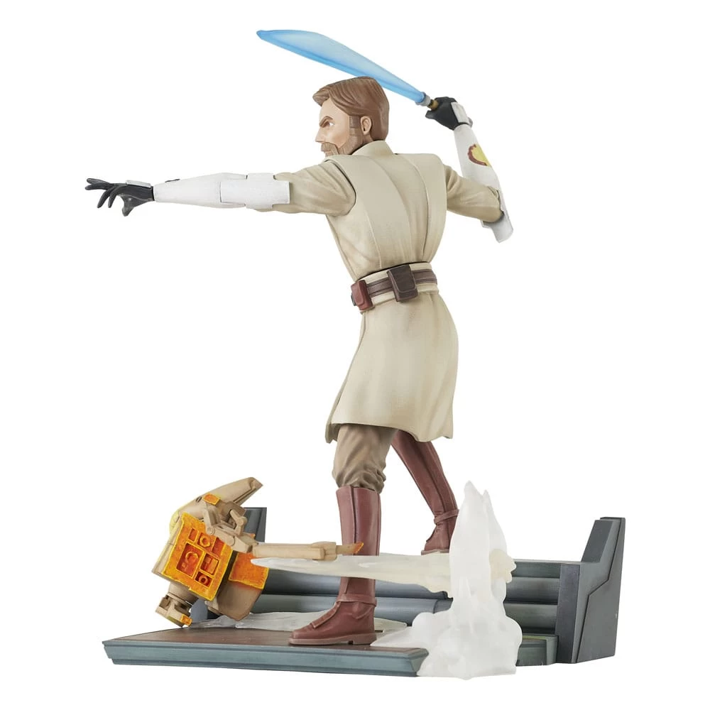 Star Wars: The Clone Wars Deluxe Gallery PVC Statue General Obi-Wan Kenobi 23 Cm 4 Star Wars: The Clone Wars Deluxe Gallery PVC Statue General Obi-Wan Kenobi 23 Cm – Bild 2