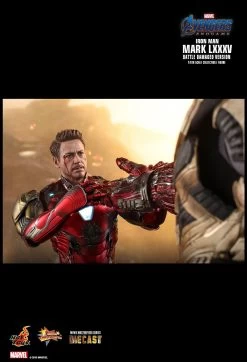 Iron Man Mark LXXXV Sixth Scale Figure By Hot Toys DIECAST – Avengers: Endgame – Movie Masterpiece Series -Optimal Model Geschäft Iron Man Mark LXXXV Battle Damaged Version AVENGERS ENDGAME LOVE YOU 3000 Bunker158 Hot toys 11