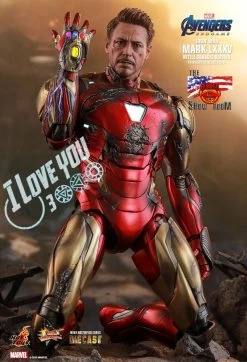 Iron Man Mark LXXXV Sixth Scale Figure By Hot Toys DIECAST – Avengers: Endgame – Movie Masterpiece Series -Optimal Model Geschäft Iron Man Mark LXXXV Battle Damaged Version AVENGERS ENDGAME LOVE YOU 3000 Bunker158 Hot toys 2