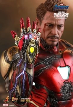 Iron Man Mark LXXXV Sixth Scale Figure By Hot Toys DIECAST – Avengers: Endgame – Movie Masterpiece Series -Optimal Model Geschäft Iron Man Mark LXXXV Battle Damaged Version AVENGERS ENDGAME LOVE YOU 3000 Bunker158 Hot toys 3