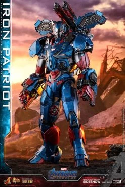 Iron Patriot Sixth Scale Figure By Hot Toys DIECAST – Avengers: Endgame – Movie Masterpiece Series -Optimal Model Geschäft Iron Patriot Diecast endgame bunker158 hot toys 4