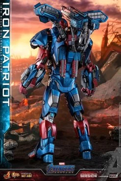 Iron Patriot Sixth Scale Figure By Hot Toys DIECAST – Avengers: Endgame – Movie Masterpiece Series -Optimal Model Geschäft Iron Patriot Diecast endgame bunker158 hot toys 7