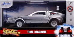 Zurück In Die Zukunft II Hollywood Rides Diecast 1/32 De Lorean Time Maschine