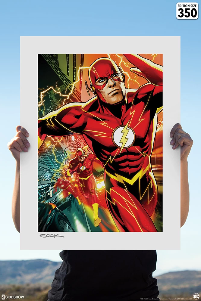 The Flash Art Print By Ryan Sook 4 The Flash Art Print By Ryan Sook – Bild 2