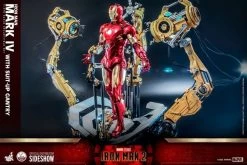Marvel: Iron Man 2 – Iron Man Mark IV With Suit-Up Gantry 1:4 Scale Figure Set