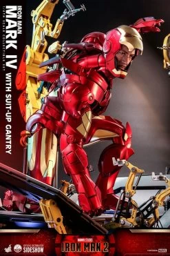 Marvel: Iron Man 2 – Iron Man Mark IV With Suit-Up Gantry 1:4 Scale Figure Set -Optimal Model Geschäft SSHOT9101212 16