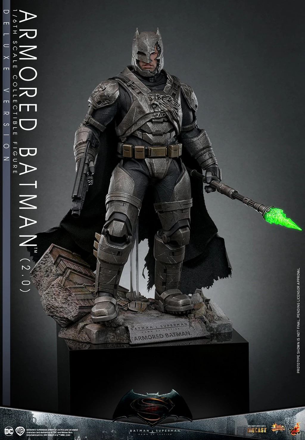 Batman V Superman: Dawn Of Justice Movie Masterpiece Actionfigur 1/6 Armored Batman 2.0 (Deluxe Version) 33 Cm 4 Batman V Superman: Dawn Of Justice Movie Masterpiece Actionfigur 1/6 Armored Batman 2.0 (Deluxe Version) 33 Cm – Bild 2
