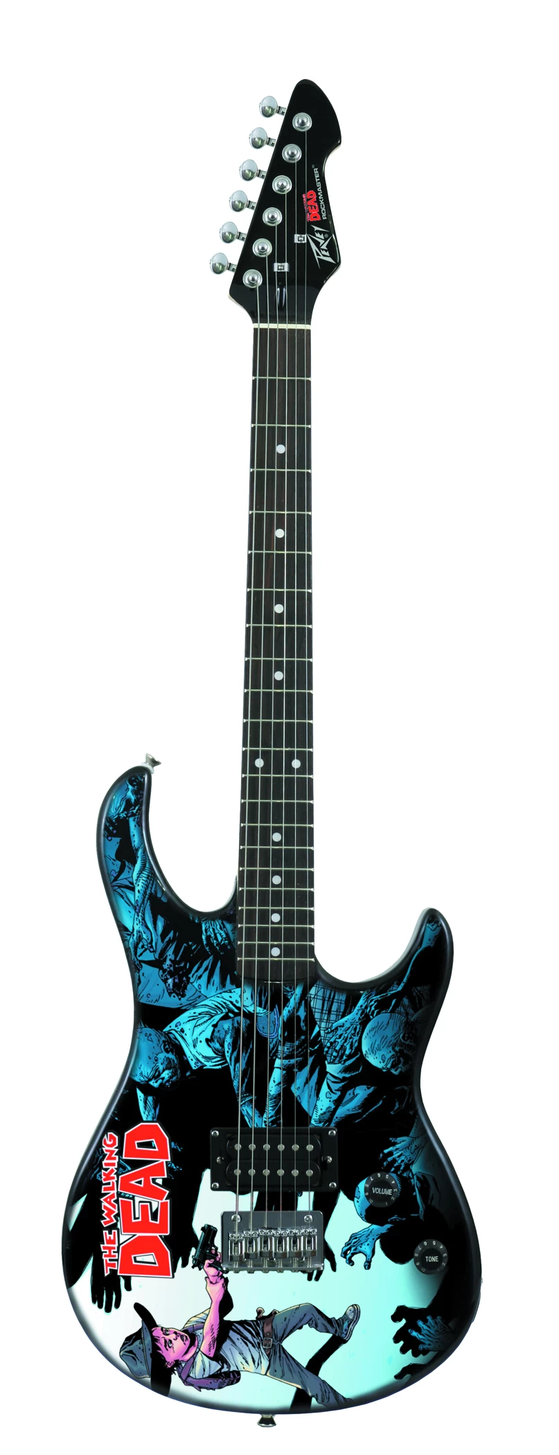 The Walking Dead Carl Surrounded PX Rockmaster Guitar 3 The Walking Dead Carl Surrounded PX Rockmaster Guitar