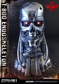 The Terminator (Film) T-800 Endoskeleton Head By Prime1