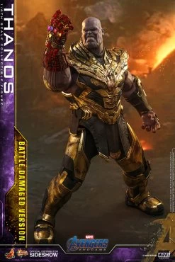 Avengers: Endgame Movie Masterpiece Actionfigur 1/6 Thanos Battle Damaged Version 42 Cm