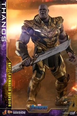 Avengers: Endgame Movie Masterpiece Actionfigur 1/6 Thanos Battle Damaged Version 42 Cm -Optimal Model Geschäft battle damaged thanos marvel avengers endgame hot toys bunker158 5