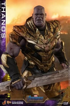 Avengers: Endgame Movie Masterpiece Actionfigur 1/6 Thanos Battle Damaged Version 42 Cm -Optimal Model Geschäft battle damaged thanos marvel avengers endgame hot toys bunker158 6