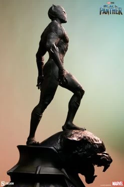 Marvel: Black Panther Premium 1:4 Scale Statue -Optimal Model Geschäft black panther premium format statue sideshow bunker158 17