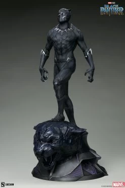 Marvel: Black Panther Premium 1:4 Scale Statue -Optimal Model Geschäft black panther premium format statue sideshow bunker158 8