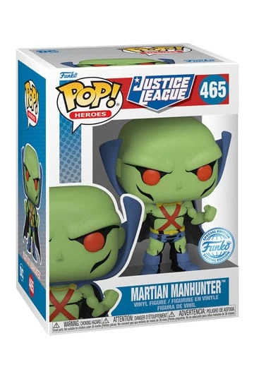 DC Comics POP! Heroes Vinyl Figur JL Comic – Martian Manhunter 465 – 9 Cm 3 DC Comics POP! Heroes Vinyl Figur JL Comic – Martian Manhunter 465 – 9 Cm