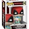 Deadpool Parody POP! Vinyl Figur Sleepover 1344 – 9 Cm -Optimal Model Geschäft d fk76079 b