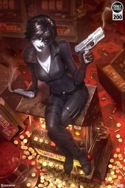 Domino Luck Be A Lady Art Print By Alex Garner