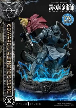 Fullmetal Alchemist Statue 1/6 Edward & Alphonse Elric Deluxe Version 56 Cm -Optimal Model Geschäft edward and alphonse fullmetall alchemist prime1 bunker158 12