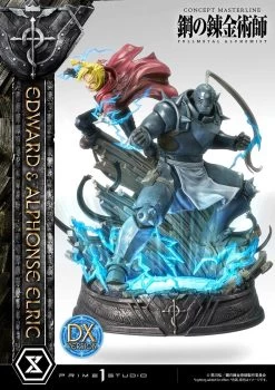 Fullmetal Alchemist Statue 1/6 Edward & Alphonse Elric Deluxe Version 56 Cm -Optimal Model Geschäft edward and alphonse fullmetall alchemist prime1 bunker158 17