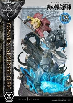 Fullmetal Alchemist Statue 1/6 Edward & Alphonse Elric Deluxe Version 56 Cm -Optimal Model Geschäft edward and alphonse fullmetall alchemist prime1 bunker158 2