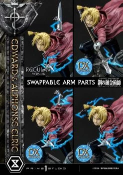 Fullmetal Alchemist Statue 1/6 Edward & Alphonse Elric Deluxe Version 56 Cm -Optimal Model Geschäft edward and alphonse fullmetall alchemist prime1 bunker158 8