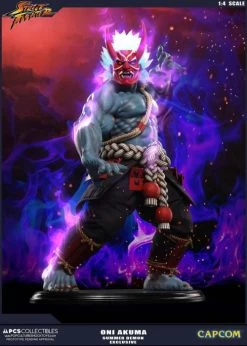 Street Fighter Statue 1/4 Oni Akuma 45 Cm 003 Exclusive Summer Demon