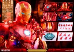 Marvel: Iron Man 2 Exclusive Iron Man Mark IV Holographic Version -Optimal Model Geschäft iron man mark iv holographic version hot toys bunker158 exclusive 11