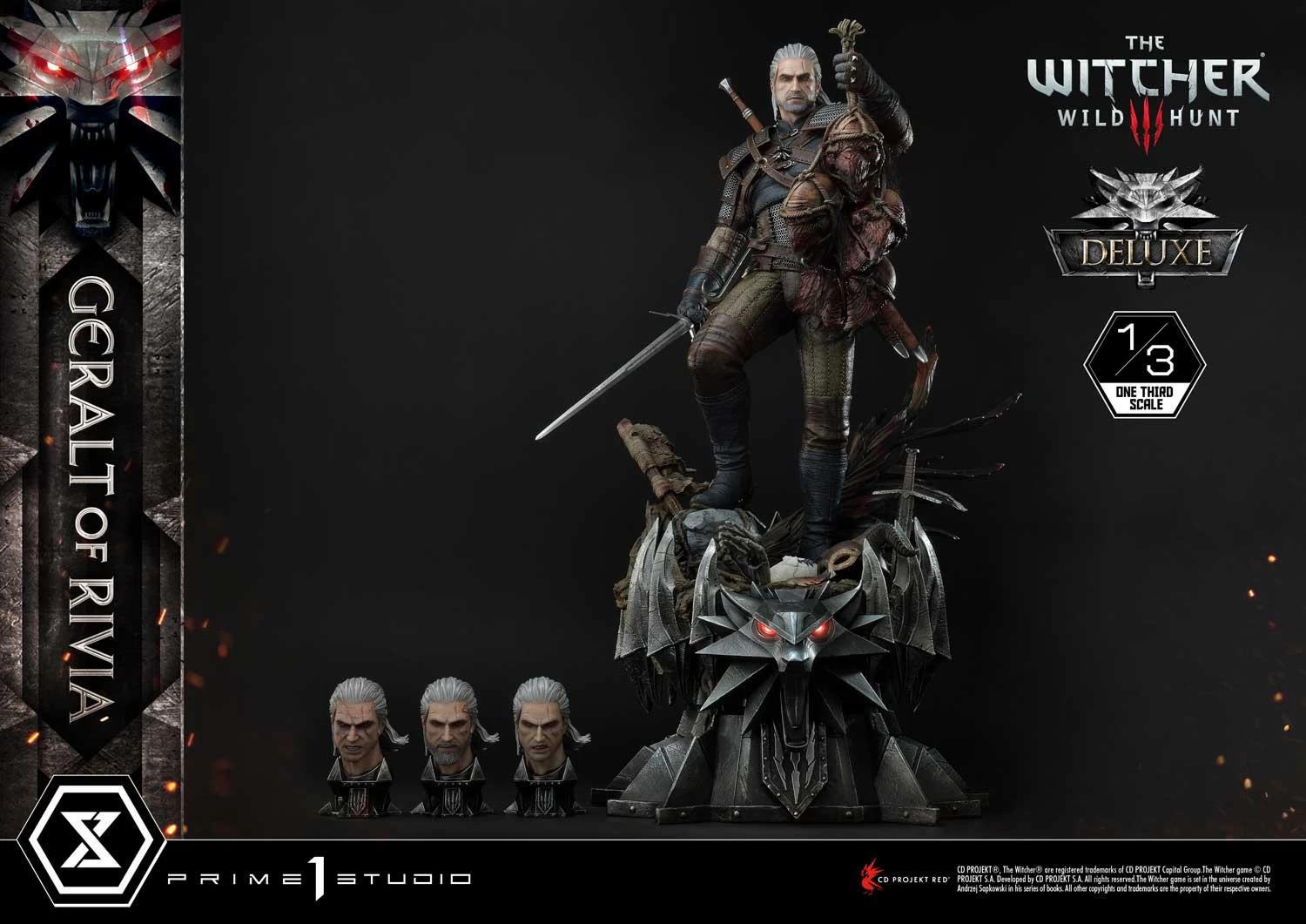 Witcher 3 Wild Hunt Statue 1/3 Geralt Von Riva Deluxe Version 88 Cm 6 Witcher 3 Wild Hunt Statue 1/3 Geralt Von Riva Deluxe Version 88 Cm – Bild 4