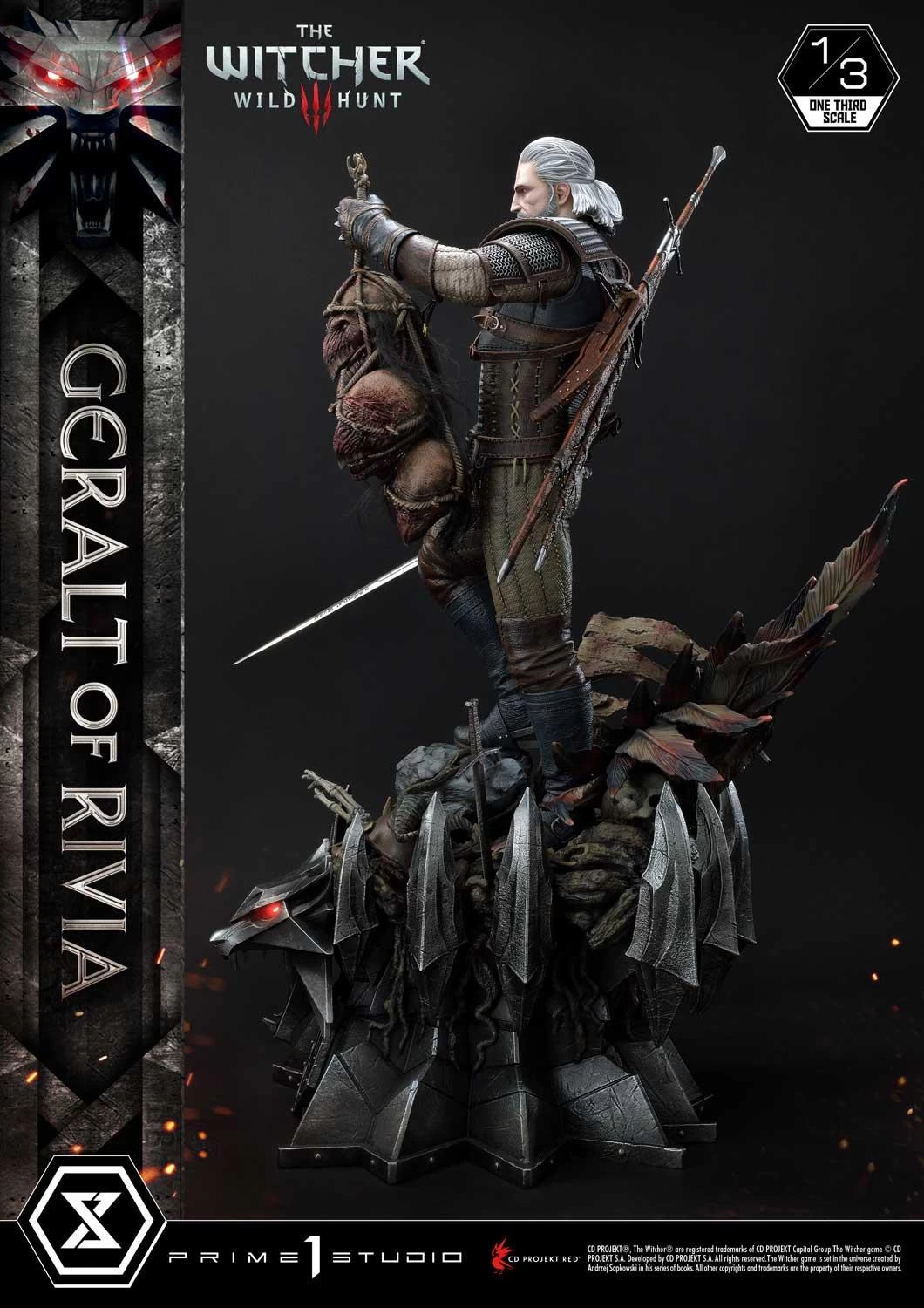 Witcher 3 Wild Hunt Statue 1/3 Geralt Von Riva Deluxe Version 88 Cm 12 Witcher 3 Wild Hunt Statue 1/3 Geralt Von Riva Deluxe Version 88 Cm – Bild 10