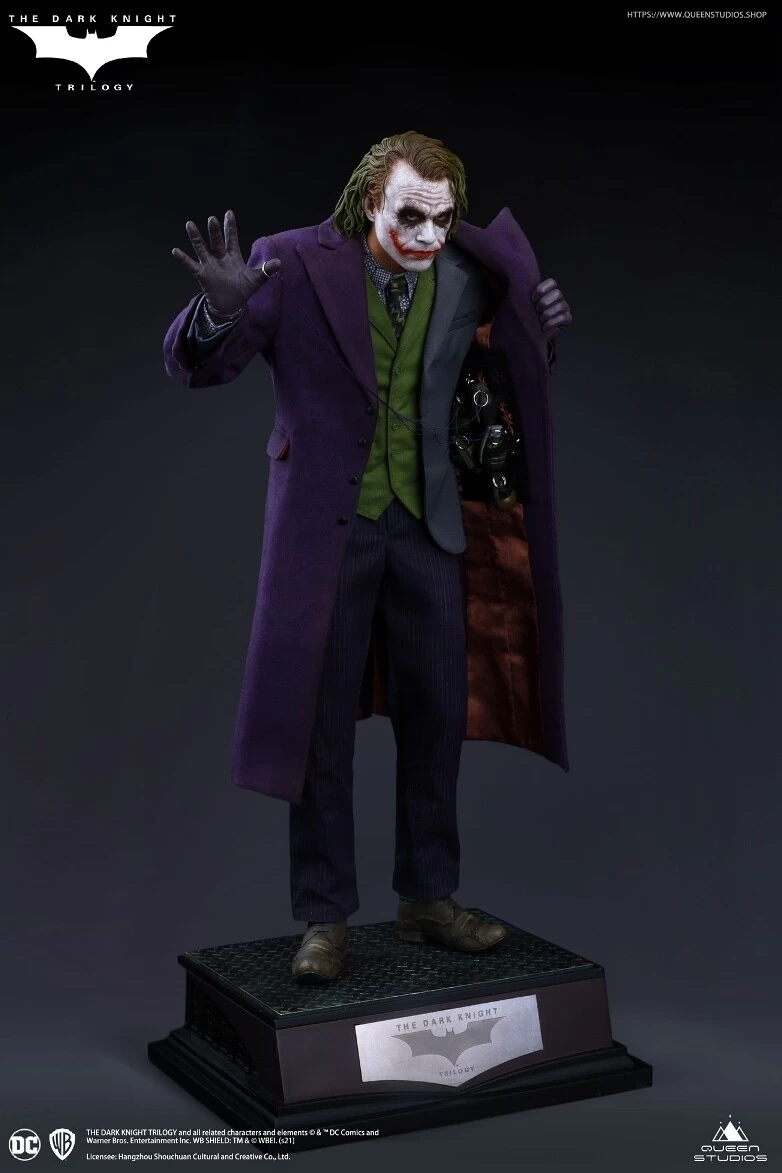 Joker Christopher Nolan S Batman The Dark Knight (Movie) Regular Joker (Heath Ledger) 1/4 Scale Statue