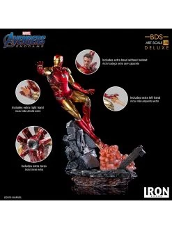 Avengers Endgame BDS Art Scale Statue 1/10 Iron Man Mark LXXXV Deluxe Version 29 Cm -Optimal Model Geschäft m4