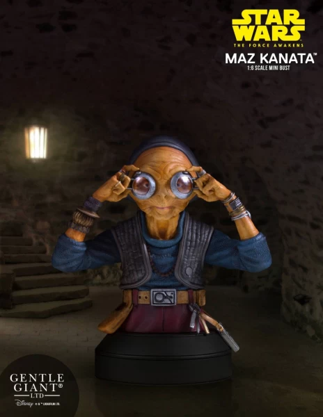 Maz Kanata Mini Bust Gentle Giant Star Wars 3 Maz Kanata Mini Bust Gentle Giant Star Wars
