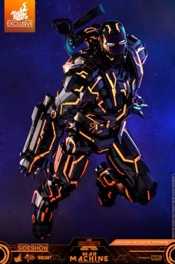 Iron Man 2 Movie Masterpiece Series Diecast Actionfigur 1/6 Neon Tech War Machine Hot Toys Exclusive -Optimal Model Geschäft neon tech war machine hot toys iron man bunker158 10