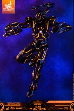 Iron Man 2 Movie Masterpiece Series Diecast Actionfigur 1/6 Neon Tech War Machine Hot Toys Exclusive -Optimal Model Geschäft neon tech war machine hot toys iron man bunker158 6