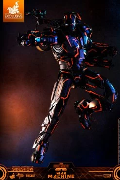 Iron Man 2 Movie Masterpiece Series Diecast Actionfigur 1/6 Neon Tech War Machine Hot Toys Exclusive -Optimal Model Geschäft neon tech war machine hot toys iron man bunker158 7