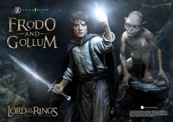 Herr Der Ringe Statue 1/4 Frodo & Gollum Bonus Version 46 Cm