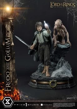 Herr Der Ringe Statue 1/4 Frodo & Gollum Version 46 Cm -Optimal Model Geschäft pmlotr 07 a07 1