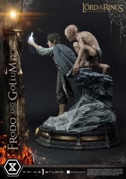 Herr Der Ringe Statue 1/4 Frodo & Gollum Version 46 Cm -Optimal Model Geschäft pmlotr 07 a08 1