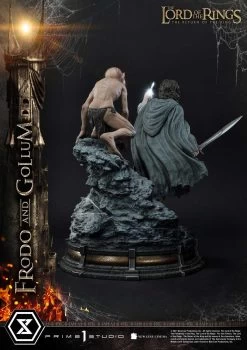 Herr Der Ringe Statue 1/4 Frodo & Gollum Bonus Version 46 Cm -Optimal Model Geschäft pmlotr 07 a09